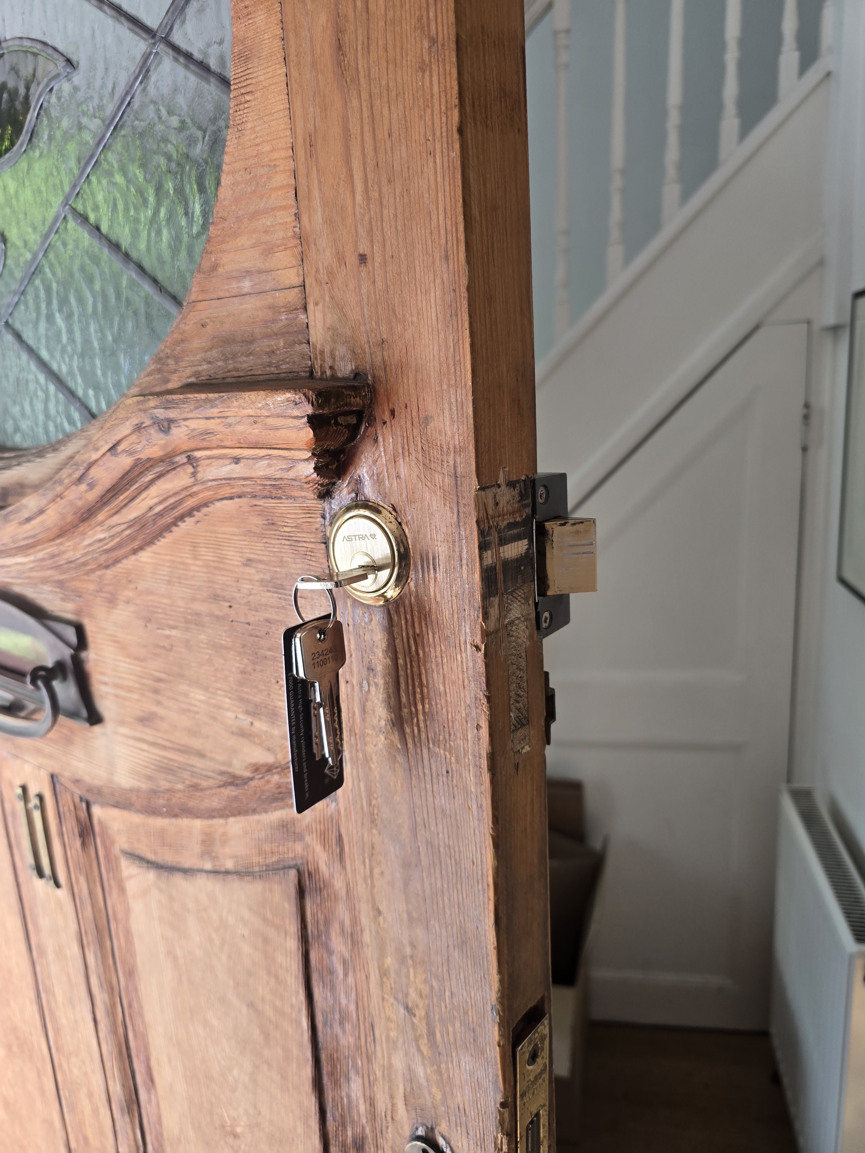 Front door BS3621 mortice deadlock upgrade — Reading RG6